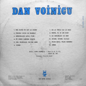 Dan Voinicu – Spune, spune, Oltule - Img 2