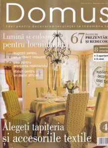Domus. Idei pentru decorarea locuinţei la îndemâna ta, nr. 9, septembrie 2006