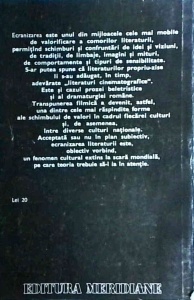 Dumitru Carabat - De la cuvant la imagine. Propunere pentru o teorie a ecranizarii literaturii - Img 2