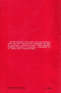 Filosofie neokantiana in texte - Img 2