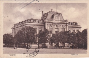 Focsani. Rathaus (circulata 1922)