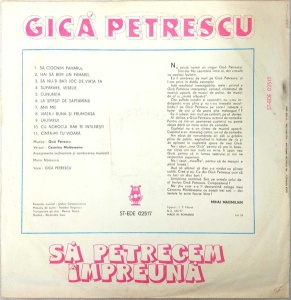 Gica Petrescu – Sa petrecem impreuna - Img 2