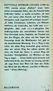 Gottbold Epbraim Lessing - Nathan der weise. Ein dramatisches Gedith in funf Aufzugen - Img 2