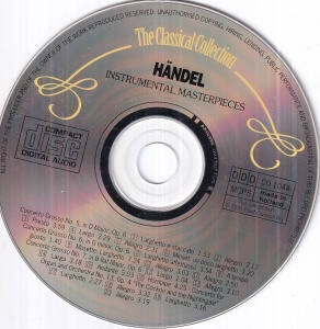 Haendel - Instrumental Masterpieces (lipsa coperta fata)