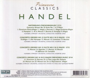 Handel - Watermusic Fireworks - Img 2