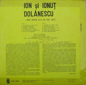 Ion, Ionut Dolanescu – Am cantat si-o sa mai cant - Img 2