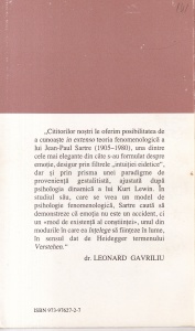 Jean-Paul Sartre - Psihologia emotiei - Img 2