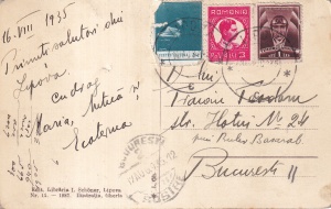 Lipova. Scoala sup. de comert (circulata 1935) - Img 2