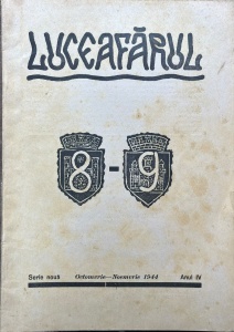 Luceafarul. Revista lunara de literatura, arta si cultura generala, nr. 8-9, octomvrie-noiemvrie 1944