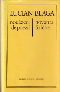 Lucian Blaga - Nouazeci de poezii. Novanta liriche