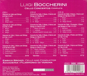 Luigi Boccherini - Cello Concertos Complete (3 CD) - Img 2