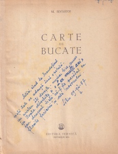 M. Sevastos - Carte de bucate (1956) - Img 2