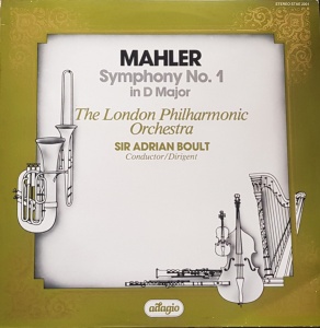 Mahler - Symphony No. 1 In D Major. The London Philharmonic Orchestra, Conductor: Sir Adrian Boult