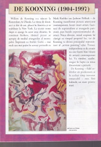 Mari pictori. Viata, sursele de inspiratie si opera. Willem de Kooning, nr. 112 - Img 2