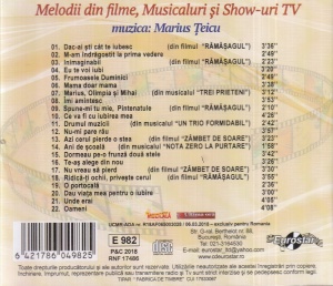 Marius Teicu – Melodii din filme, musicaluri si show-uri TV - Img 2