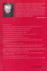 Matei Calinescu - Conceptul modern de poezie. De la romantism la avangarda - Img 2