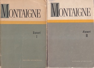 Montaigne - Eseuri, 2 volume