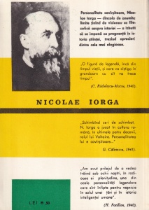 N. Grigoras, Gh. Buzatu - Centenar Nicolae Iorga. Omul si opera - Img 2