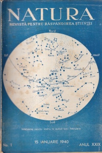 Natura. Revista pentru raspandirea stiintei, anul XXIX, nr. 1, 15 ianuarie 1940