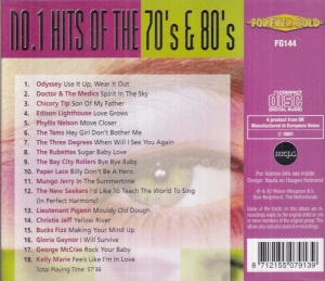 No.1 Hits Of The 70's and 80's - Img 2