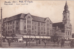 Oradea Mare. Piata Sf. Lazar (scrisa)