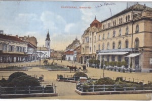 Oradea. Piata Bemer / Nagyvarad Bémer-tér (circulata 1913)