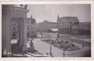 Oradea. Piata Regina Maria (necirculata)