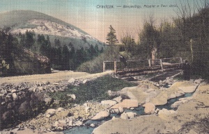 Oravicza. Banyavolgy, Reszlet a Tavi utrol (circulata 1913)