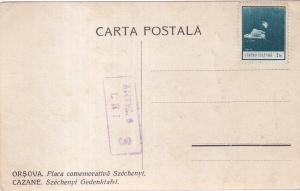 Orsova. Placa comemorativa Szechenyi. Cazane (necirculata) - Img 2