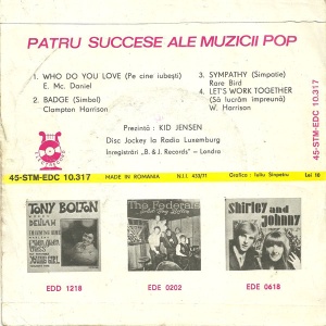 Patru succese ale muzicii pop - Img 2