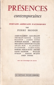 Pierre Brodin - Presences contemporaines