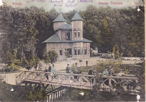 Pitesti. Parcul Trivalea (circulata 1907)