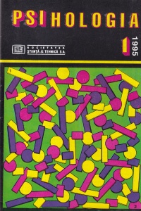 Psihologia, nr. 1, 1995