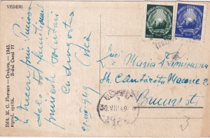 Pucioasa. Vederi (1945, circulata 1949) - Img 2