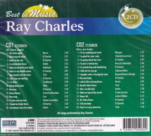 Ray Charles – Best In Music (2 CD, sigilata) - Img 2