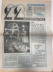 Revista 22, nr. 13, 13 aprilie 1990
