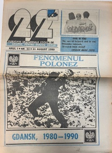 Revista 22, nr. 33, 31 august 1990