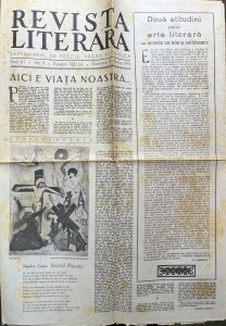 Revista Literara. Saptamanal de poezie, proza și critica, nr. 9, 13 aprilie 1947