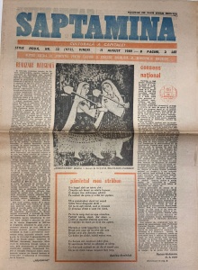 Saptamana, nr. 32, 11 august 1989