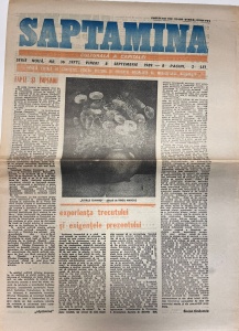 Saptamana, nr. 36, 8 septembrie 1989