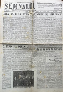 Semnalul. Cotidian independent al democratiei romanesti, nr. 1801, 11 mai 1948