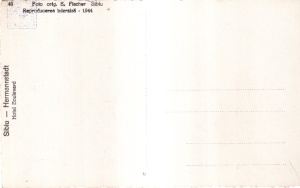 Sibiu. Hotel Boulevard (1944, necirculata) - Img 2