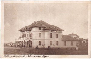 Techir-ghiol. Movila. Hotel pension Plajea (necirculata)