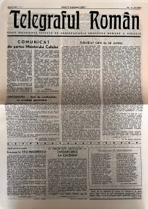 Telegraful roman, nr. 5-6/1990, 1 februarie 1990. Foaie religioasa editata de Arhiepiscopia Ortodoxa Romana a Sibiului
