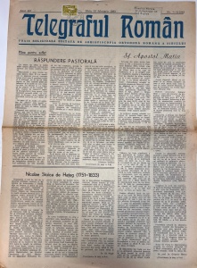 Telegraful roman, nr. 7-8, februarie 1983. Foaie religioasa editata de Arhiepiscopia Ortodoxa Romana a Sibiului