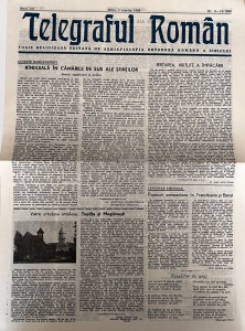 Telegraful roman, nr. 9-10/1989, 1 martie 1989. Foaie religioasa editata de Arhiepiscopia Ortodoxa Romana a Sibiului