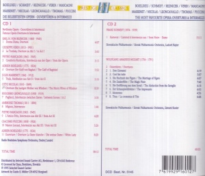 The most favourite Opera Overtures and Intermezzi, Vol. 32 (2 CD) - Img 2
