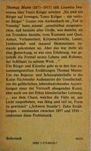 Thomas Mann - Erzahlungen - Img 2