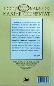Tudor Vianu - Dictionar de maxime comentat - Img 2