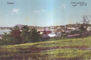Tulcea. Vedere generala (circulata 1928)